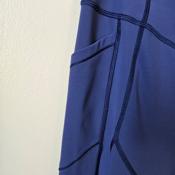 Lululemon All The Right Places Pant II Workout Leggings Emperor Blue Size 14 28" - Picture 4 of 8